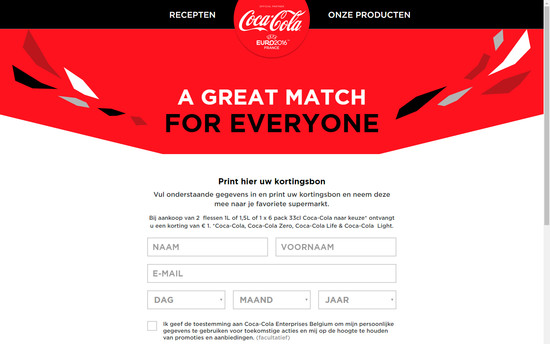 Coca Cola Euro 2016