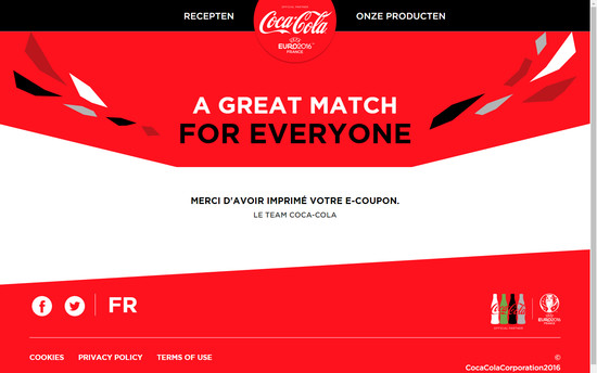 Coca Cola Euro 2016